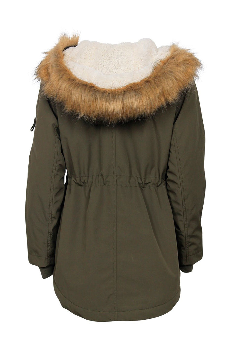 [TEST] Kids Faux Fur Hood Parka