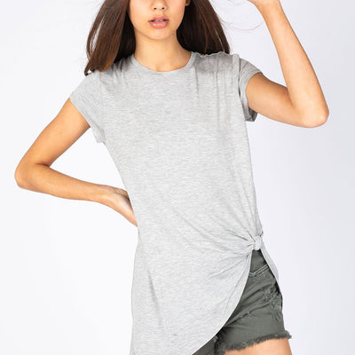 [TEST] Kids Knot Tail Hem Tee