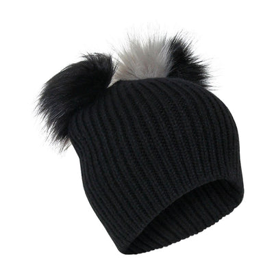[TEST] Kids Double Pom Pom Beanie