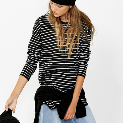 [TEST] Kids Long Sleeve Stripe Top