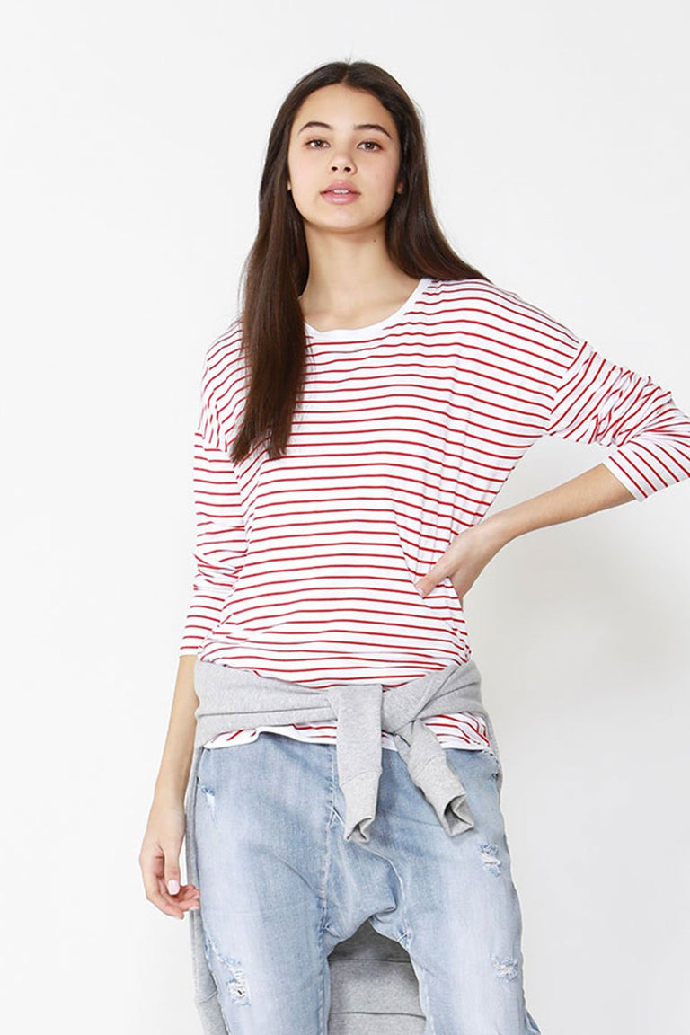 [TEST] Kids Long Sleeve Stripe Top