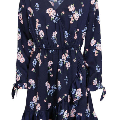 [TEST] Kids Floral Wrap Dress