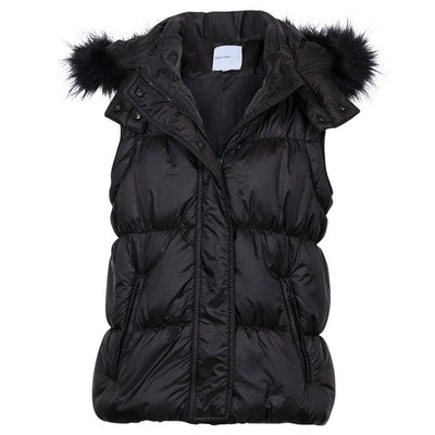 [TEST] Kids Faux Fur Hood Puffer Vest