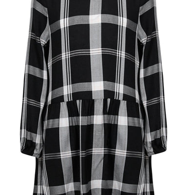 [TEST] Kids Long Sleeve Check Dress