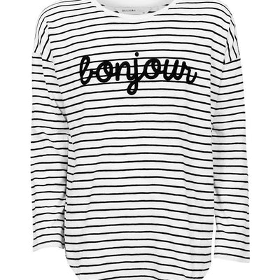 [TEST] Kids Bonjour Long Sleeve Tee