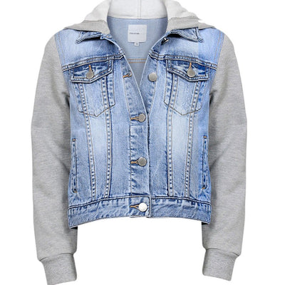 [TEST] Kids Hooded Denim Jacket