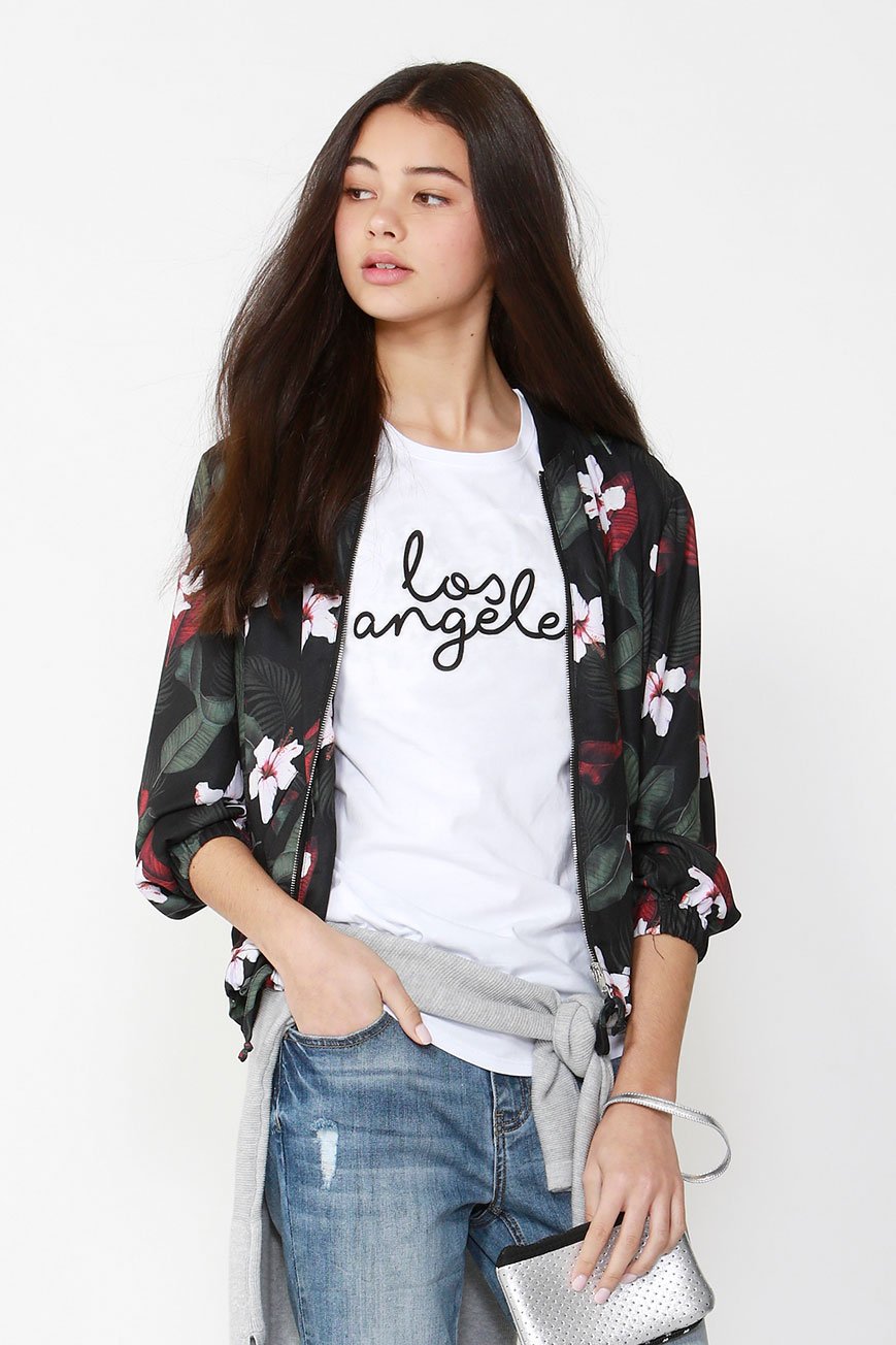 [TEST] Kids Los Angeles Text Tee