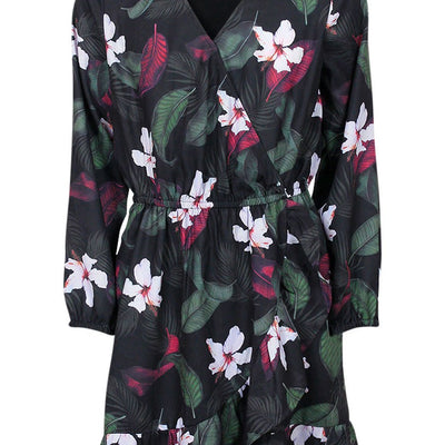[TEST] Kids Tropical Wrap Dress