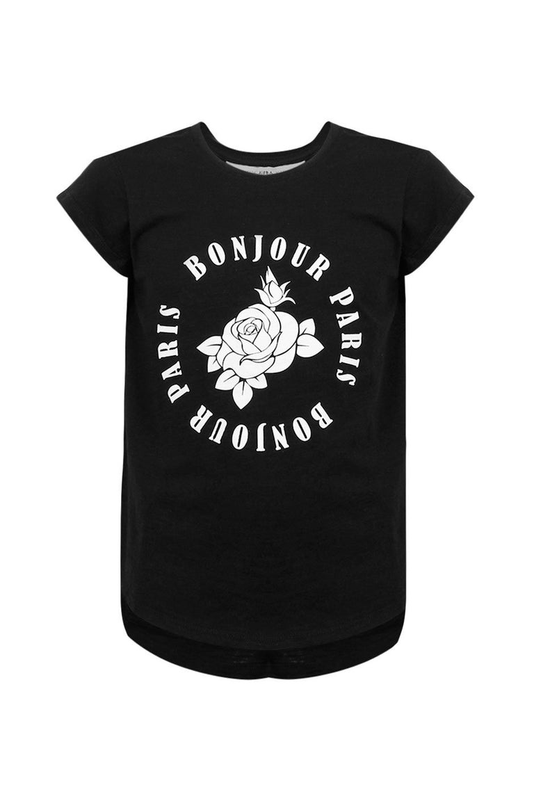[TEST] Kids Bonjour Paris Tee