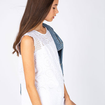 [TEST] Kids Bella Broderie Top