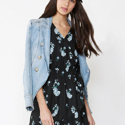 [TEST] Kids Long Sleeve Wrap Dress