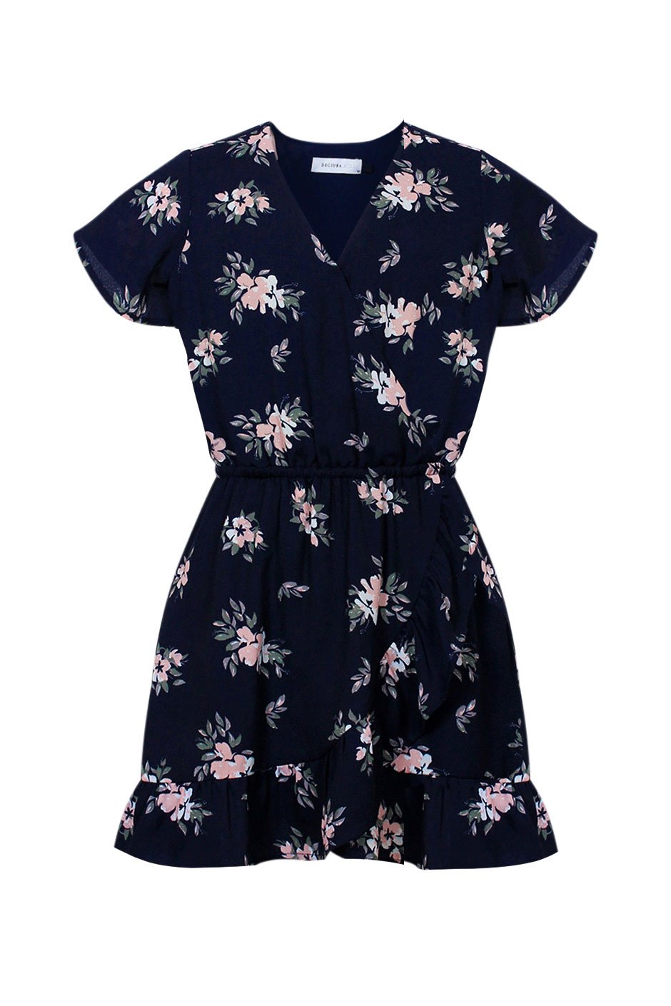 [TEST] Kids Printed Wrap Dress