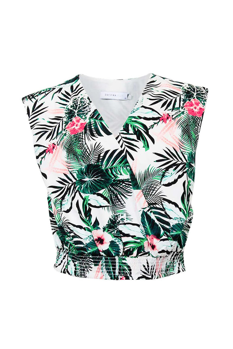 [TEST] Kids Cross Front Crop Top