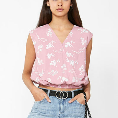 [TEST] Kids Cross Front Crop Top