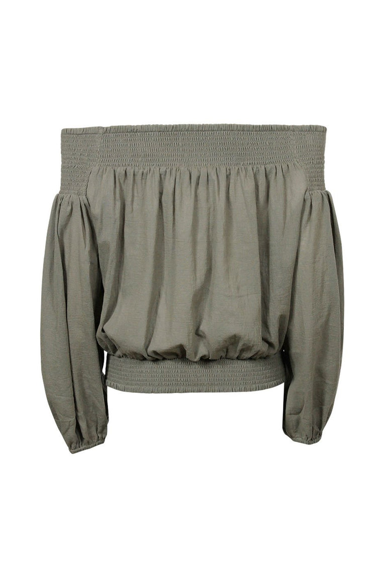 [TEST] Kids Off Shoulder Crop Top