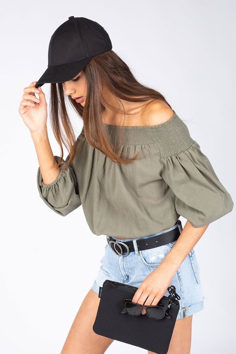 [TEST] Kids Off Shoulder Crop Top