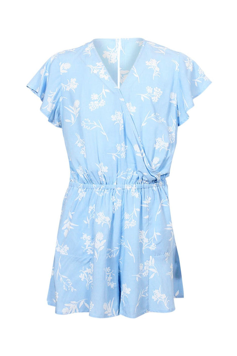 [TEST] Kids Floral Print Playsuit