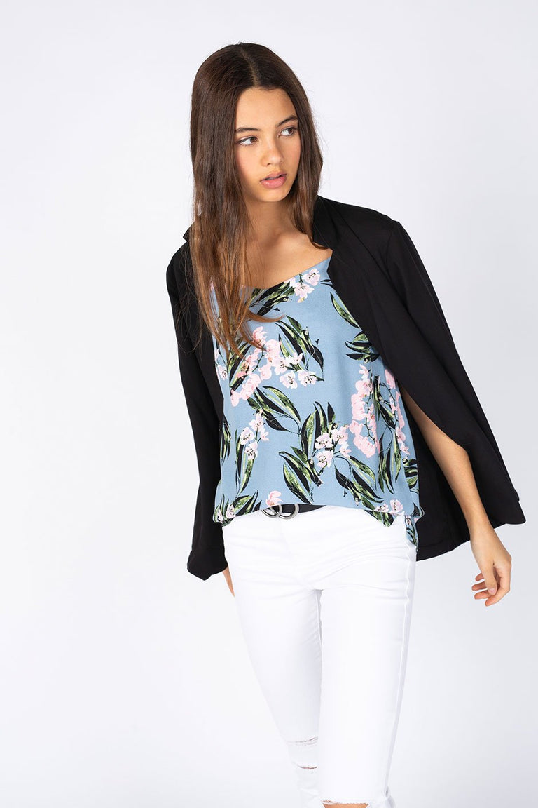 [TEST] Kids Floral Woven Cami
