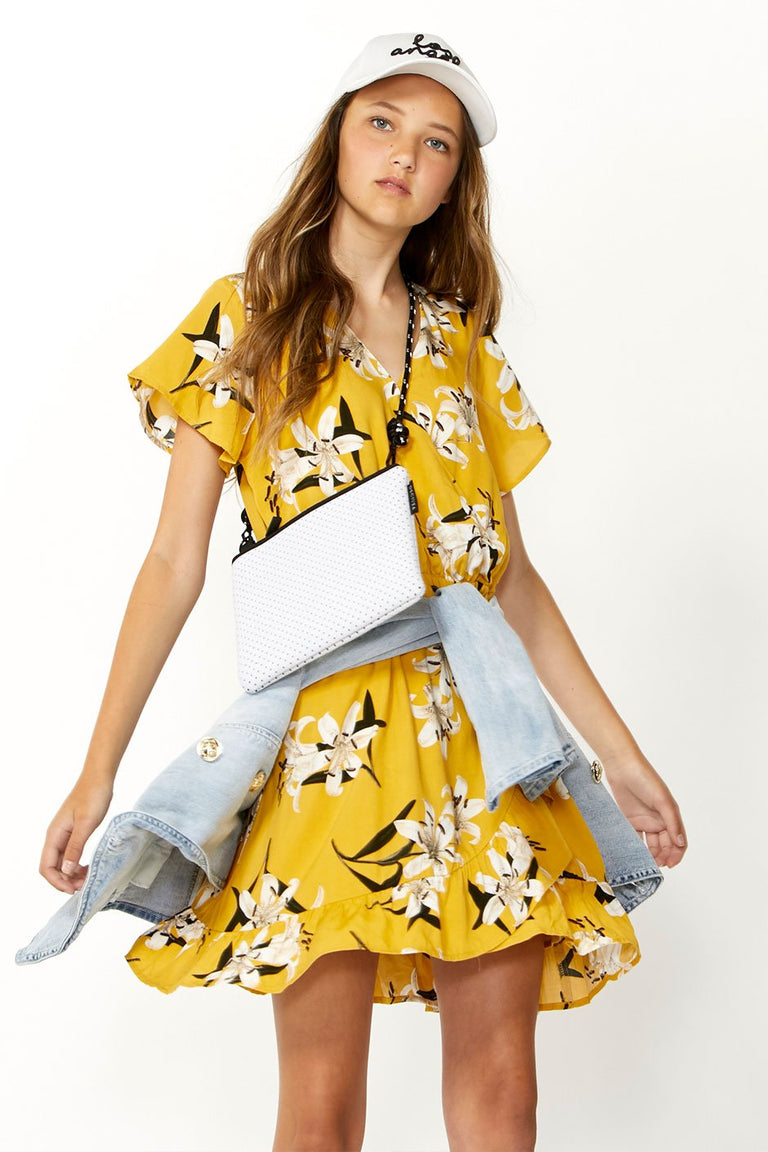 [TEST] Kids Cross Front Wrap Dress