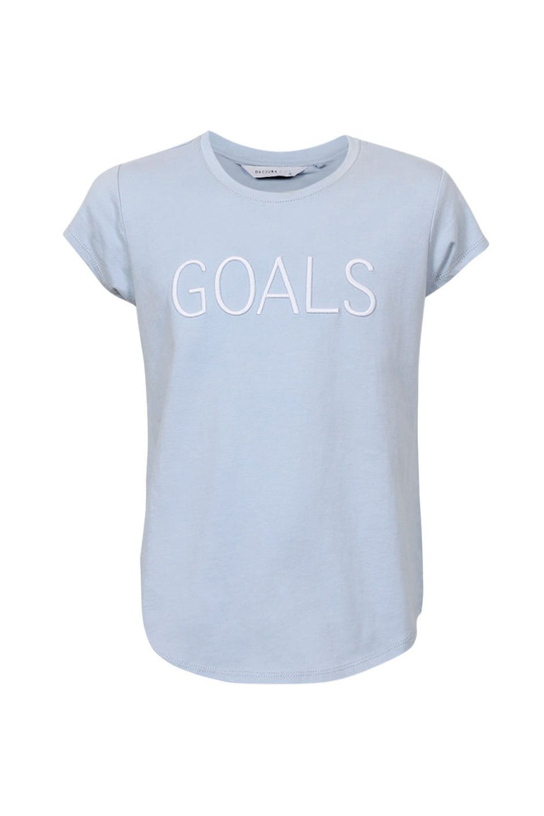 [TEST] Kids Goals Embroidered Tee