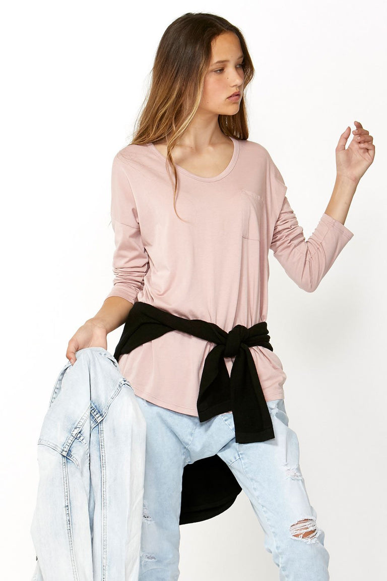 [TEST] Girls Long Sleeve Slouch Tee