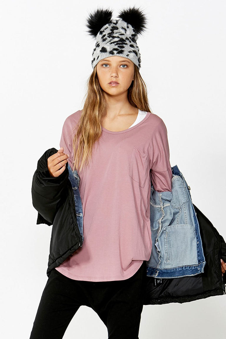 [TEST] Girls Long Sleeve Slouch Tee