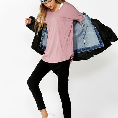 [TEST] Girls Long Sleeve Slouch Tee