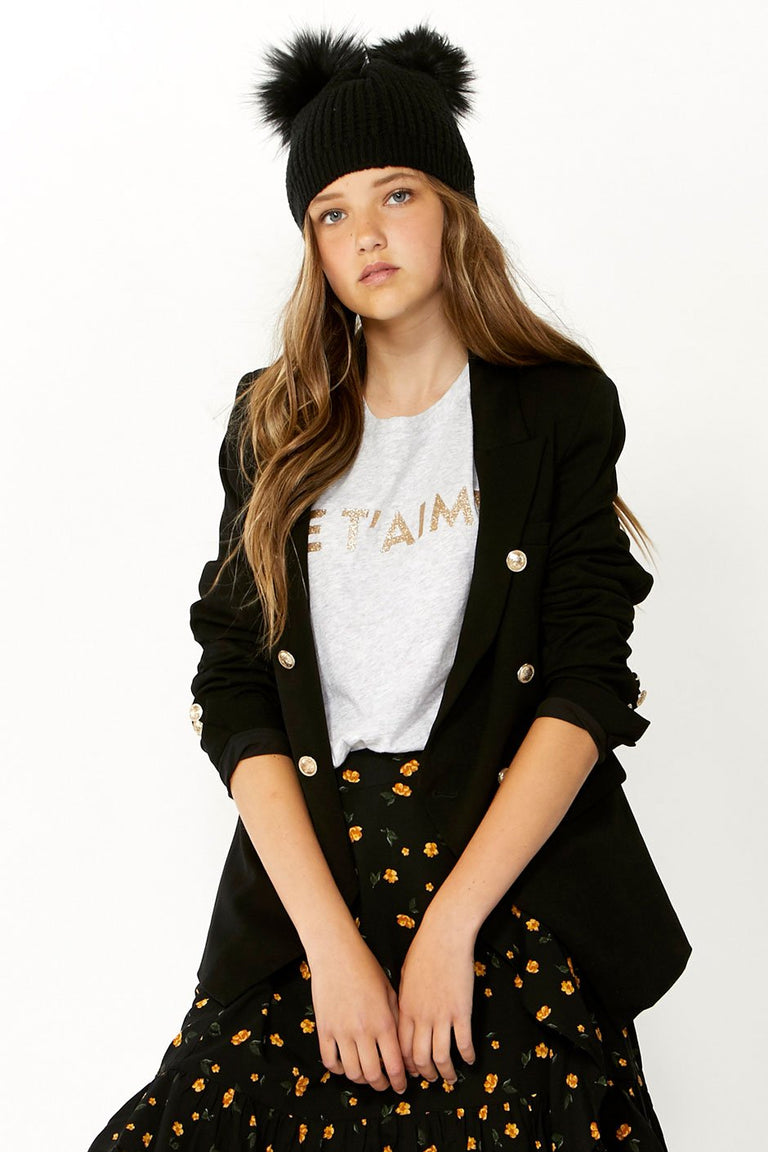 [TEST] Kids Je'Taime Gold Tee