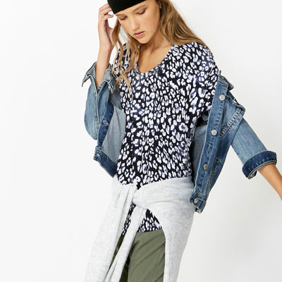 [TEST] Kids Printed Leopard Tee