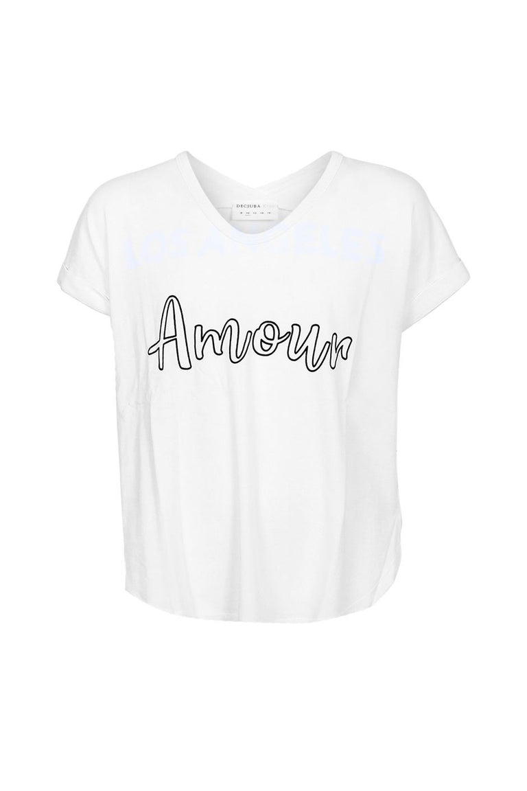 [TEST] Kids Amour Flocked Tee