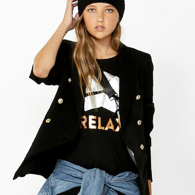 [TEST] Kids Relax Logo Foil Tee