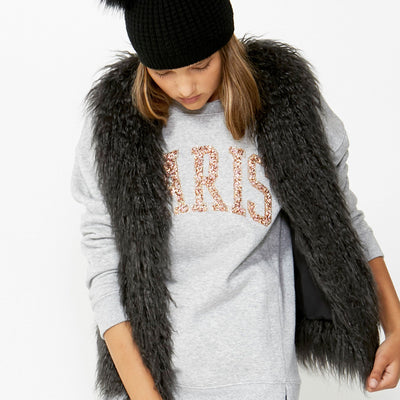 [TEST] Kids Paris Stepped Hem Sweat