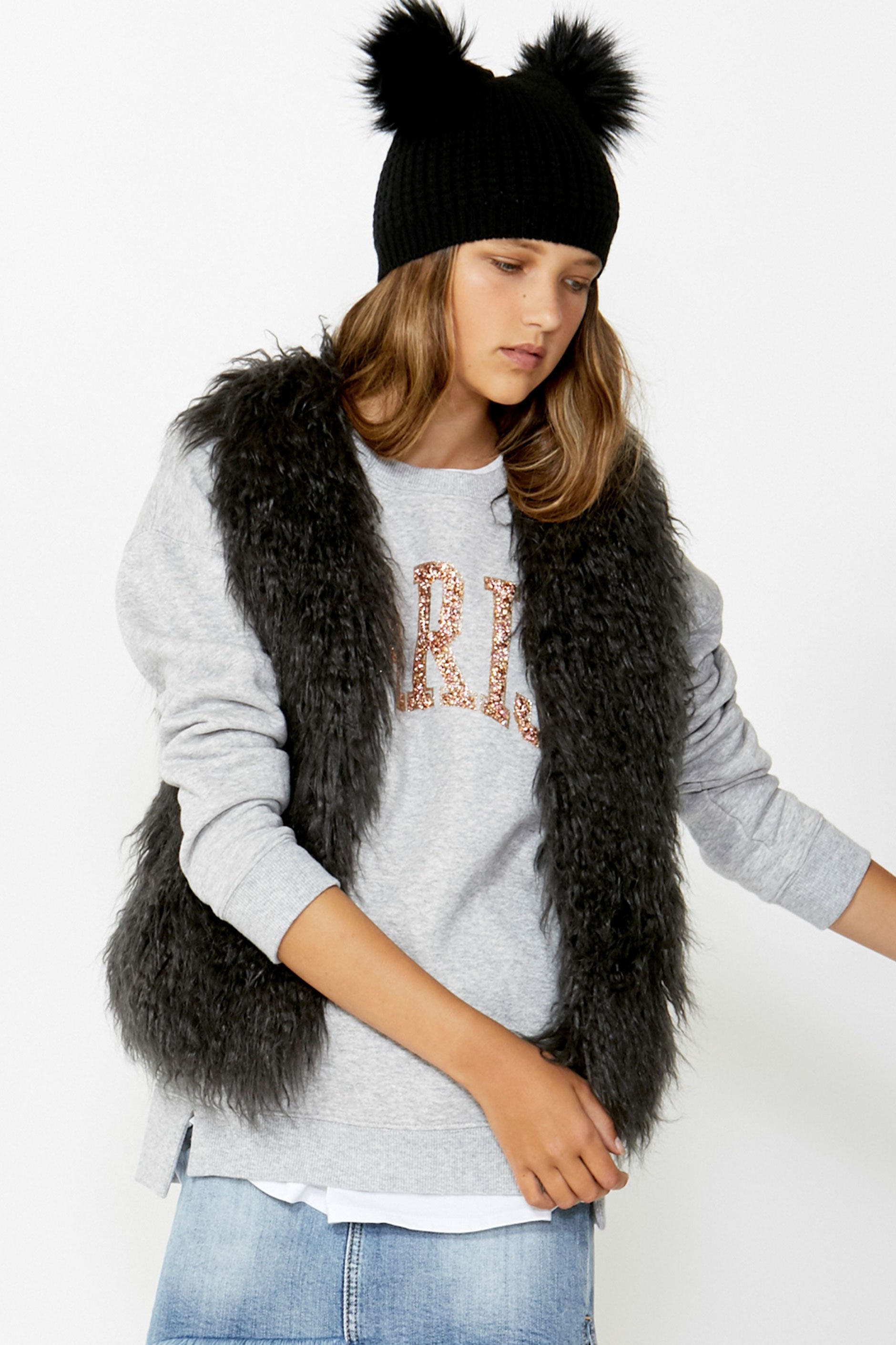 [TEST] Kids Paris Stepped Hem Sweat