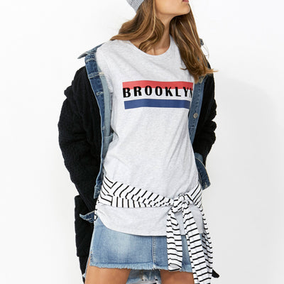 [TEST] Kids Multi Stripe Brooklyn Tee