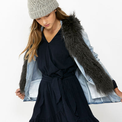 [TEST] Kids Chloe Wrap Tie Dress