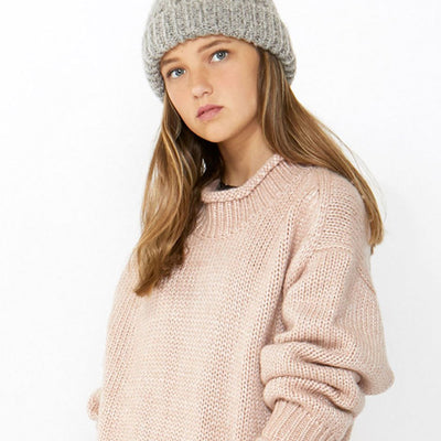 [TEST] Kids Pearl Weave Beanie