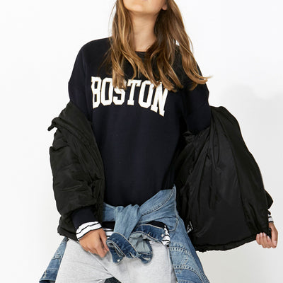 [TEST] Kids Boston Stepped Hem Sweat