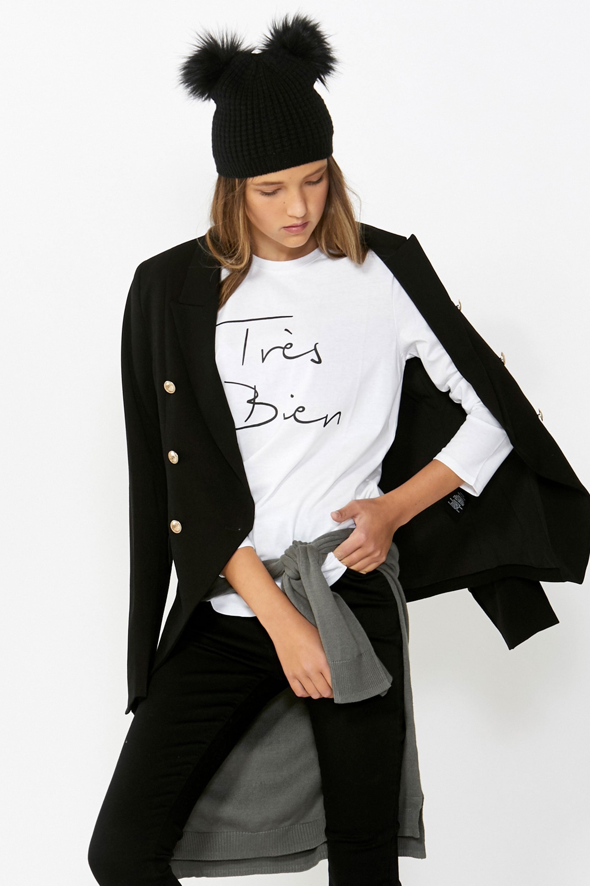 [TEST] Kids Tres Bien Long Sleeve Tee
