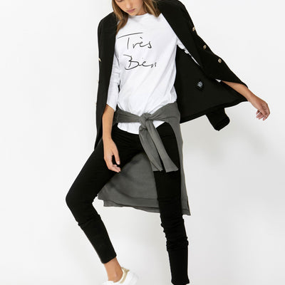 [TEST] Kids Tres Bien Long Sleeve Tee