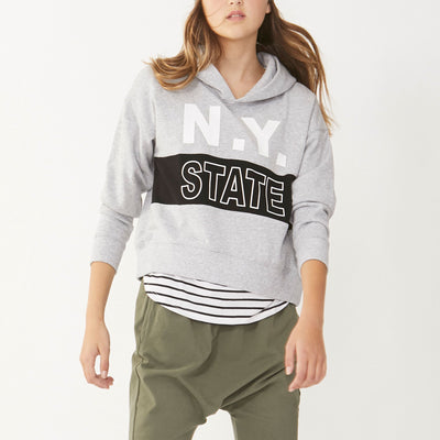 [TEST] Kids NY State Cropped Sweat