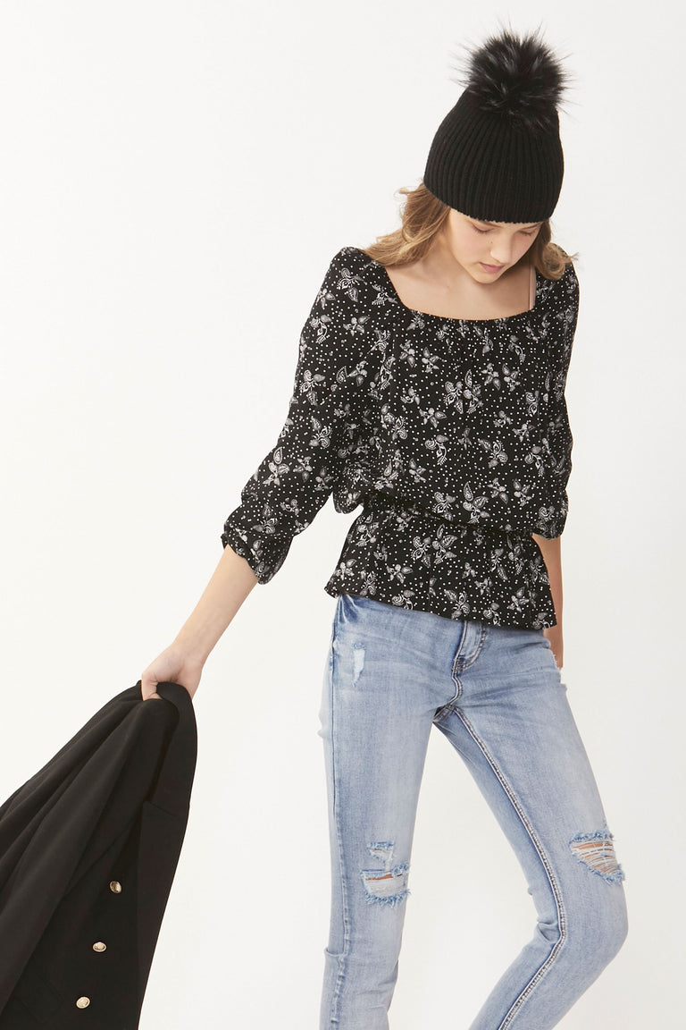 [TEST] Kids Adeline Shirred Top