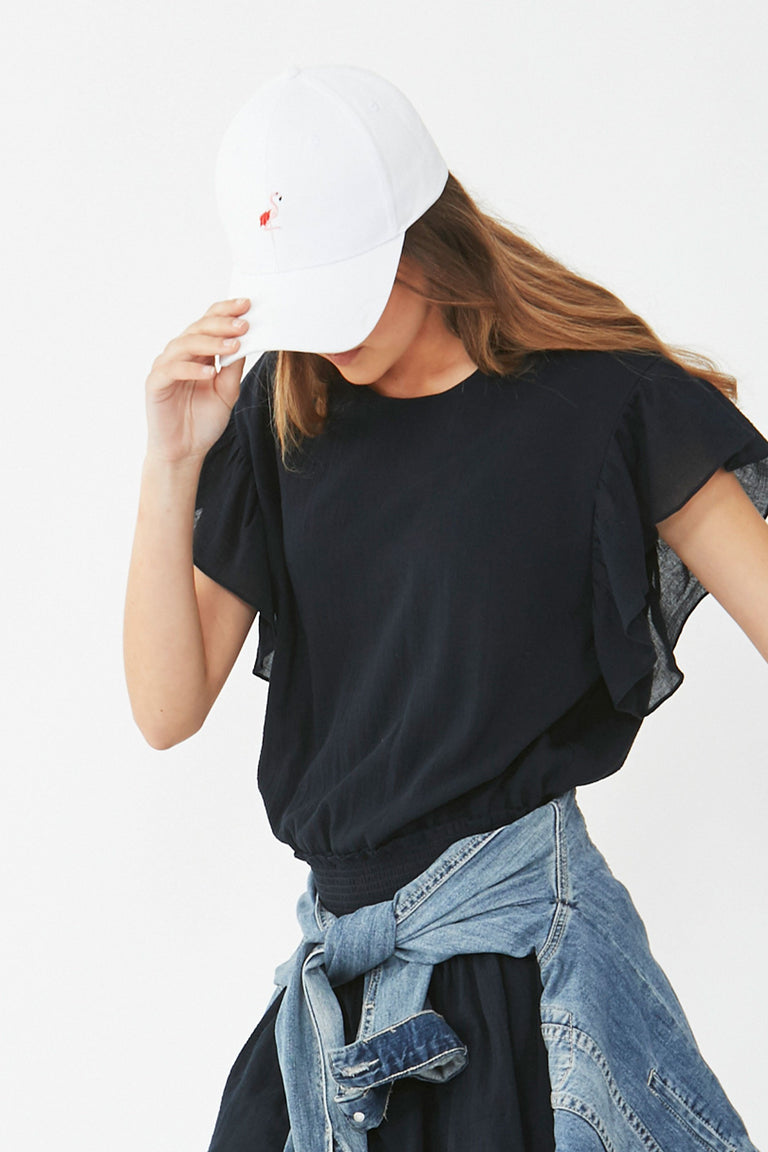 [TEST] Kids Flamingo Embroidered Cap