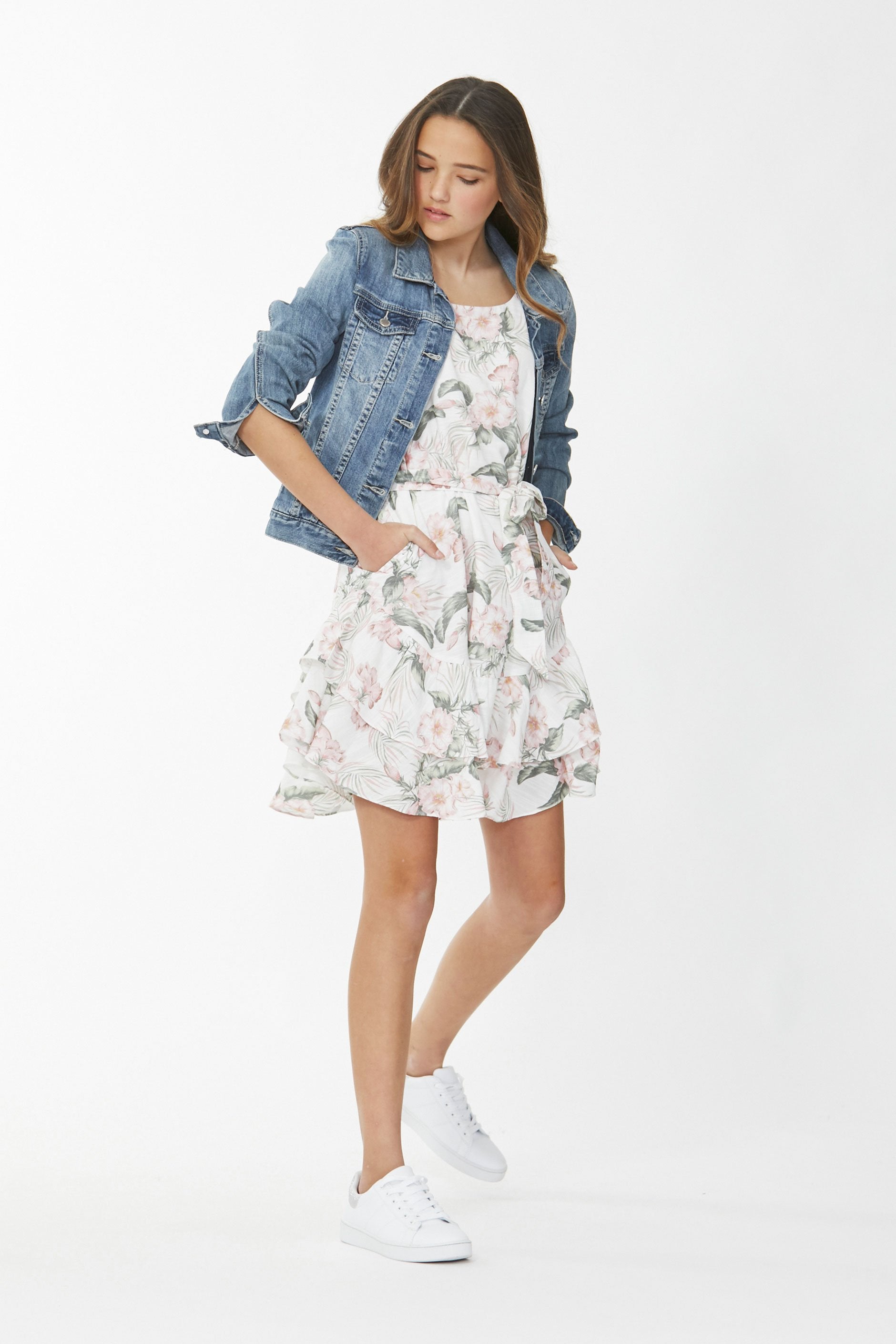 [TEST] Kids Kaya Print Wrap Dress