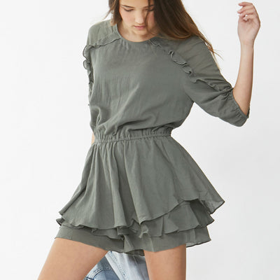 [TEST] Kids Rose Ruffle Playsuit