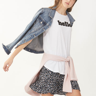 [TEST] Kids Hello Applique Tee