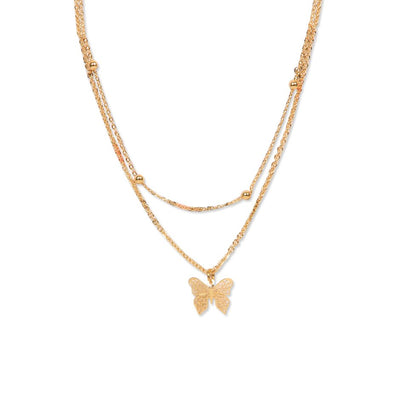[TEST] Kids Tiered Butterfly Necklace