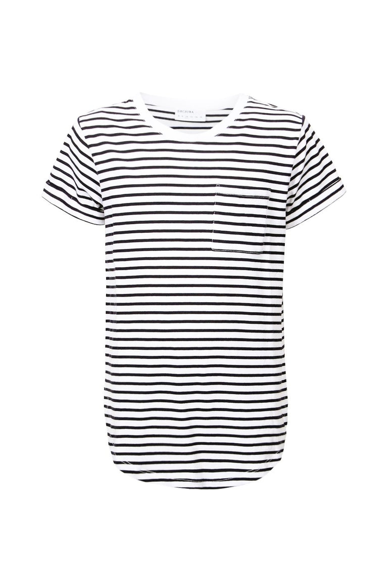 [TEST] Kids Freya Cuffed Stripe Tee