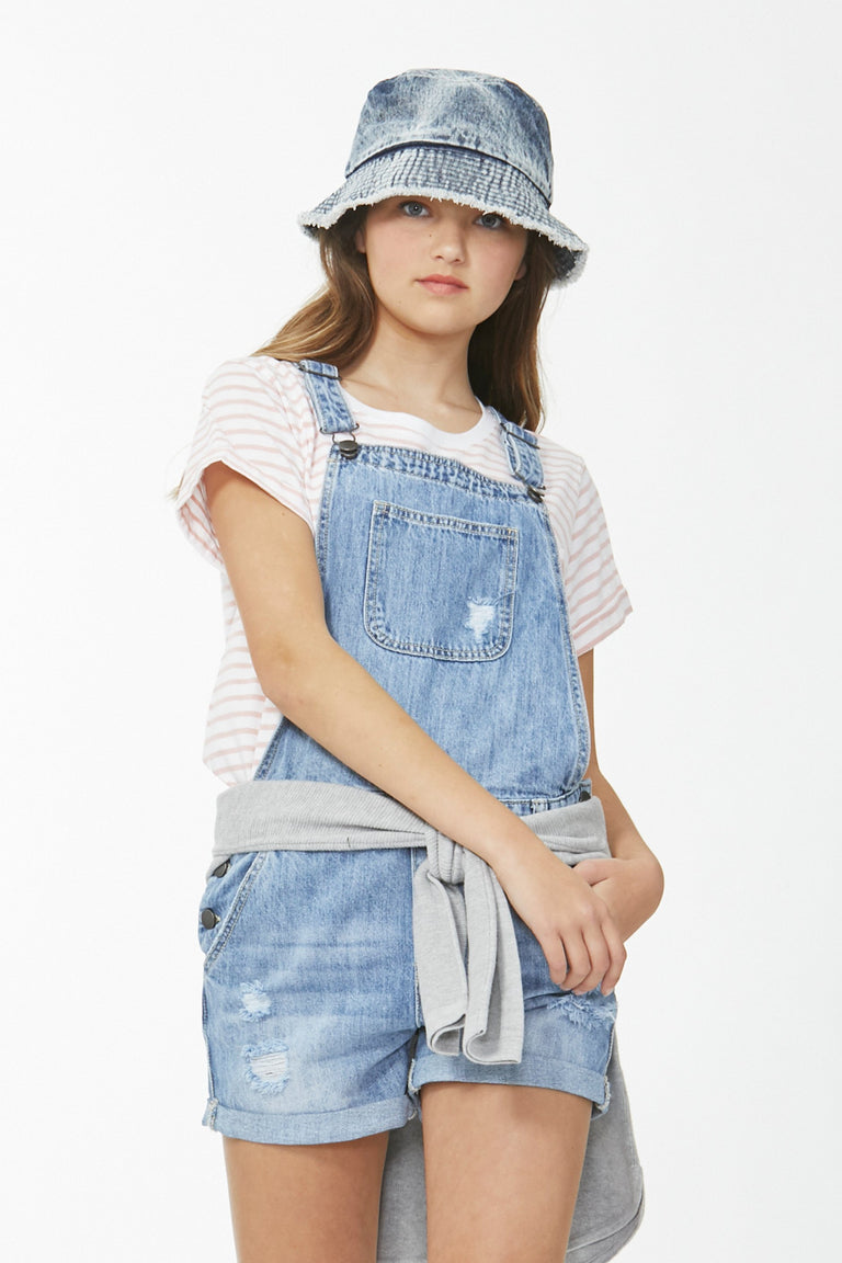[TEST] Kids Frayed Edge Bucket Hat