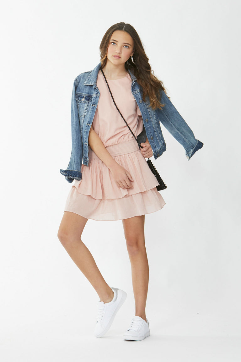 [TEST] Kids Jaya Shirred Dress