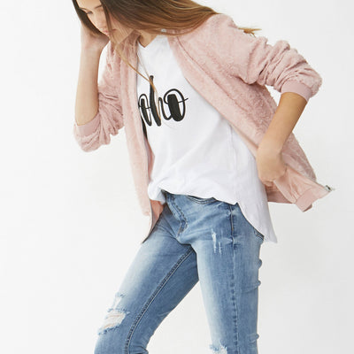 [TEST] Kids Lillian Burnout Bomber